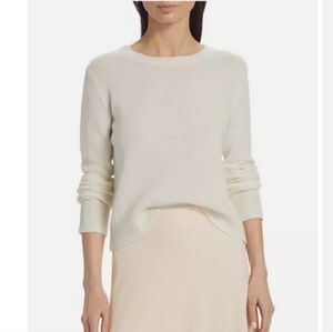 Vince Wool Cashmere Sweater Beige